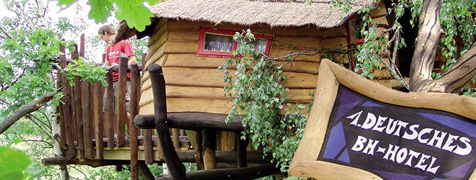 Das erste deutsche Baumhaushotel -