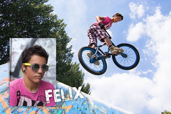 Felix, 15, fährt seit 3 Jahren BMX