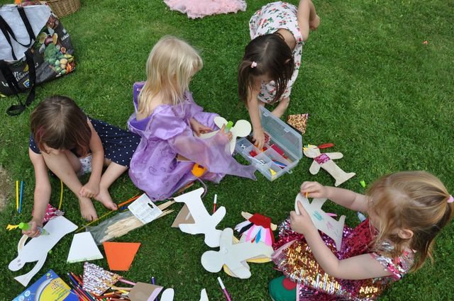 Mädchen-Sommerparty zum Kindergeburtstag
